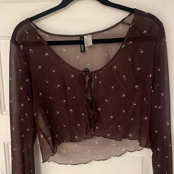 Sheet floral tie top - Picture 1 of 6